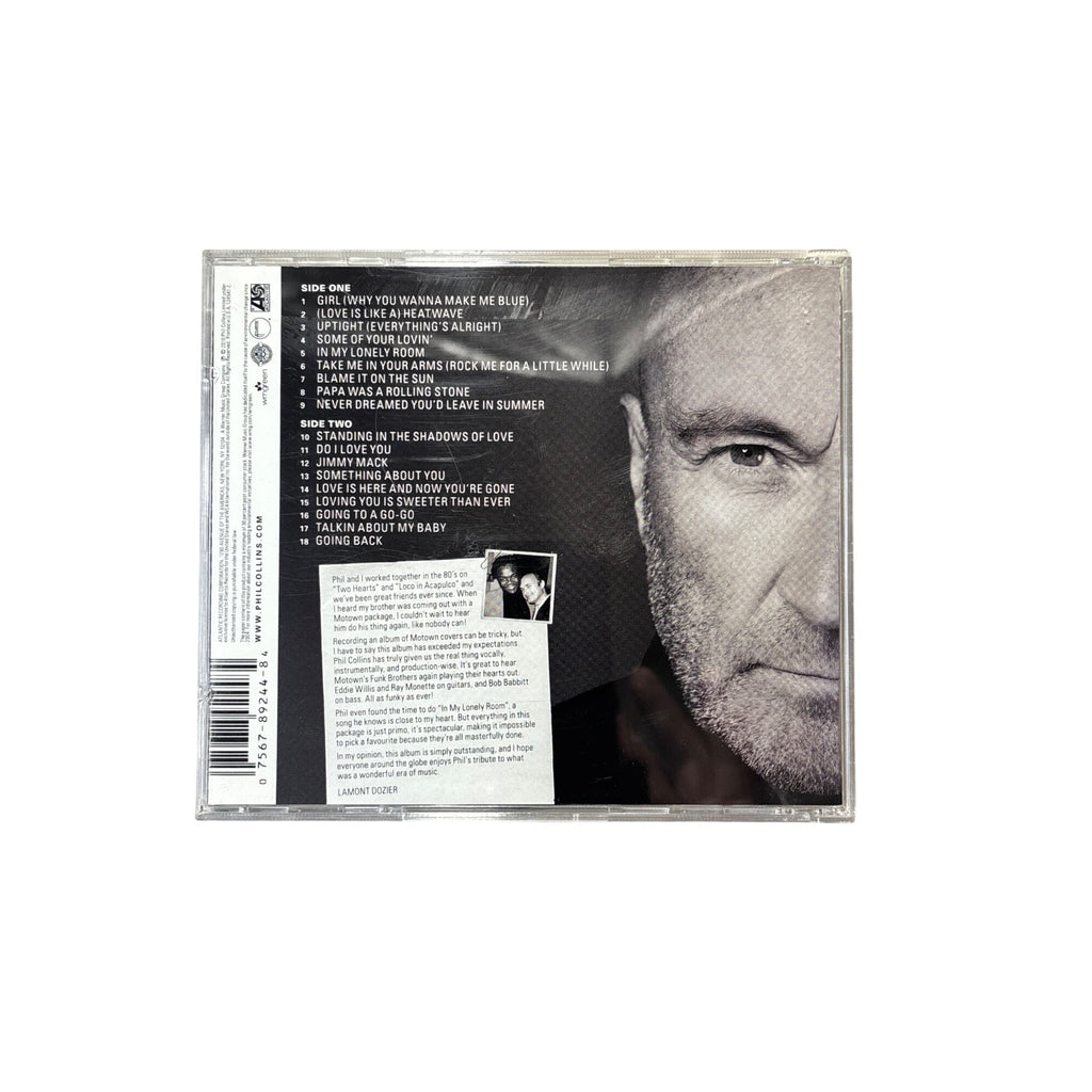 Phil Collins Going Back 2010 CD Release Motown Covers Soul Music Album