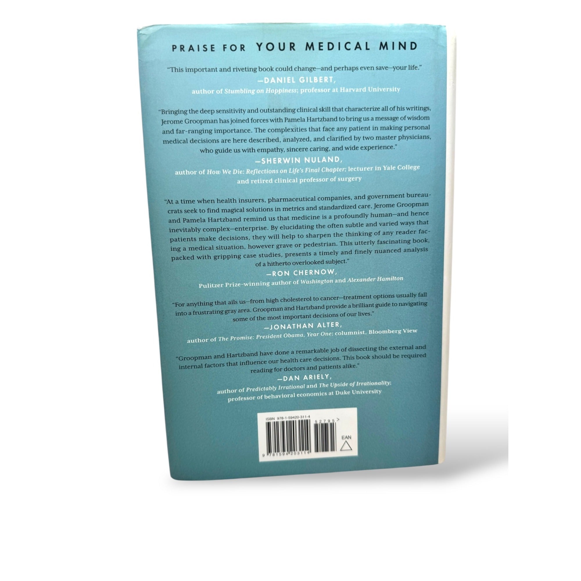 Your Medical Mind How To Decide What Is Right For You By Groopman Hartzband Book