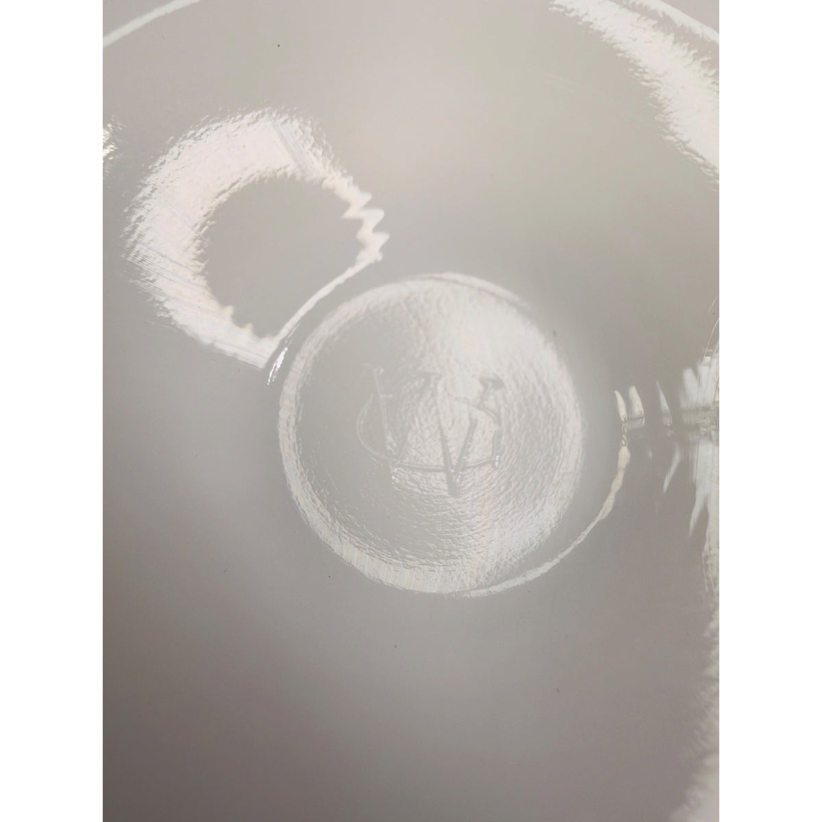 Westmoreland Milk Glass Paneled Grape Pitcher Creamer 4.5 Inch UV Glow