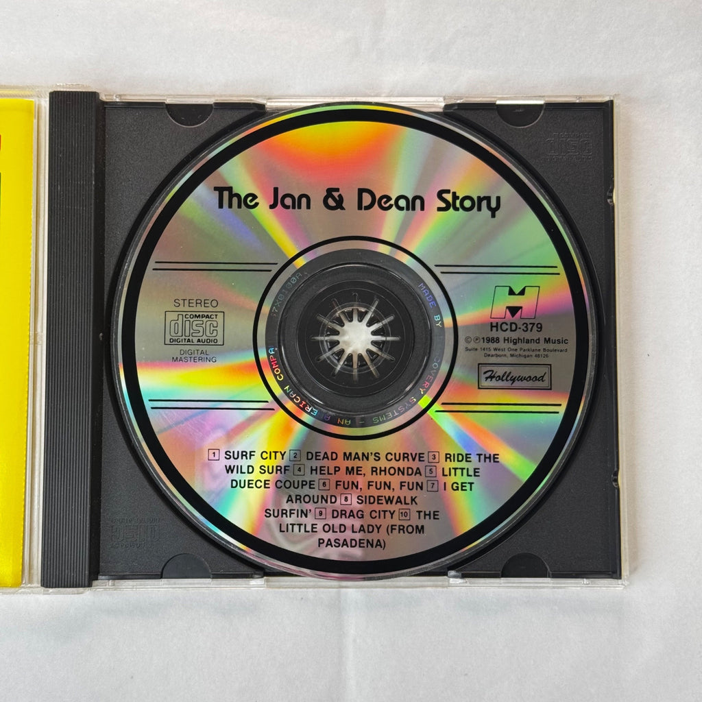 The Jan & Dean Story 1988 CD Hollywood Recordings Surf/Pop Classics Pre-Owned Good