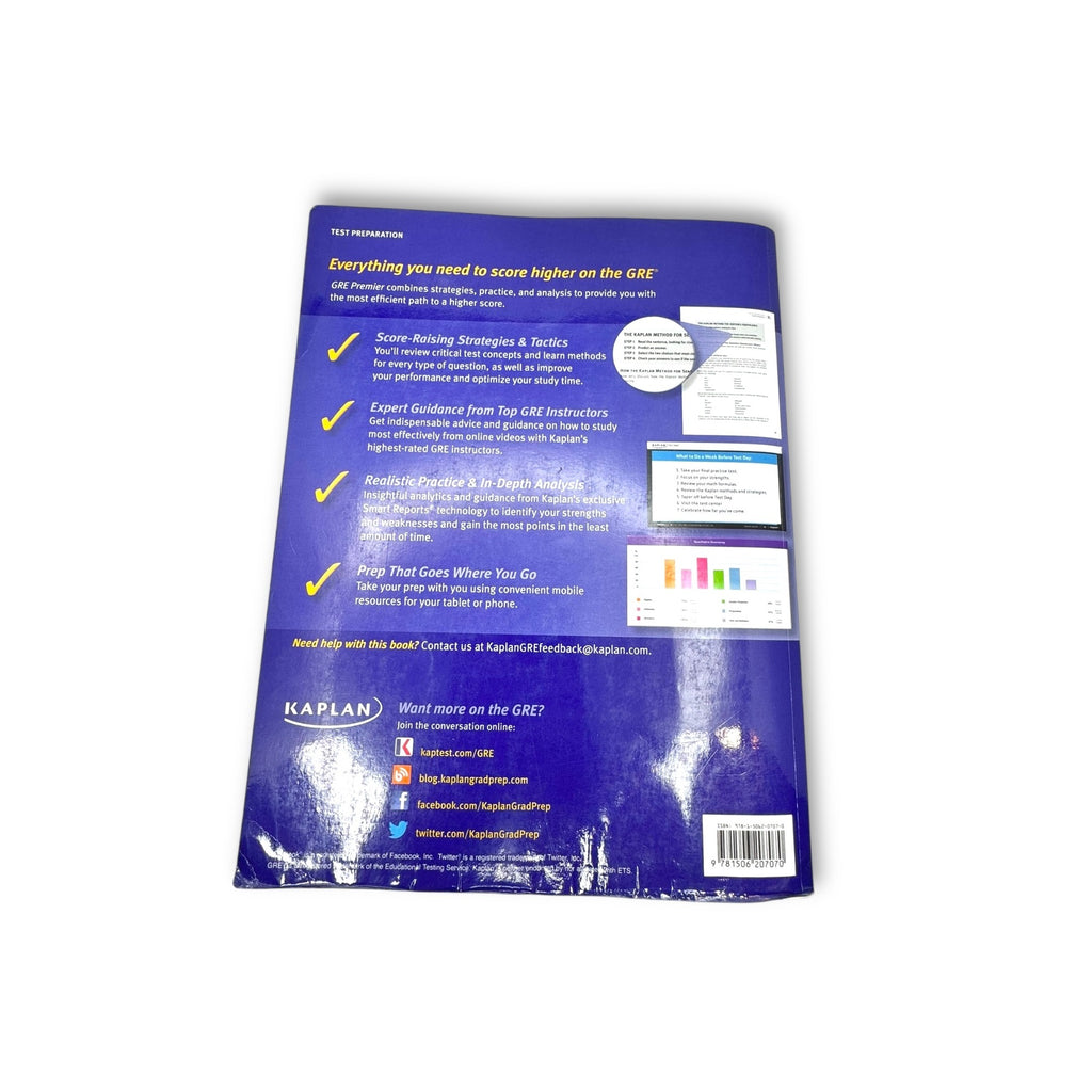 Kaplan GRE Premier Course Book Edition