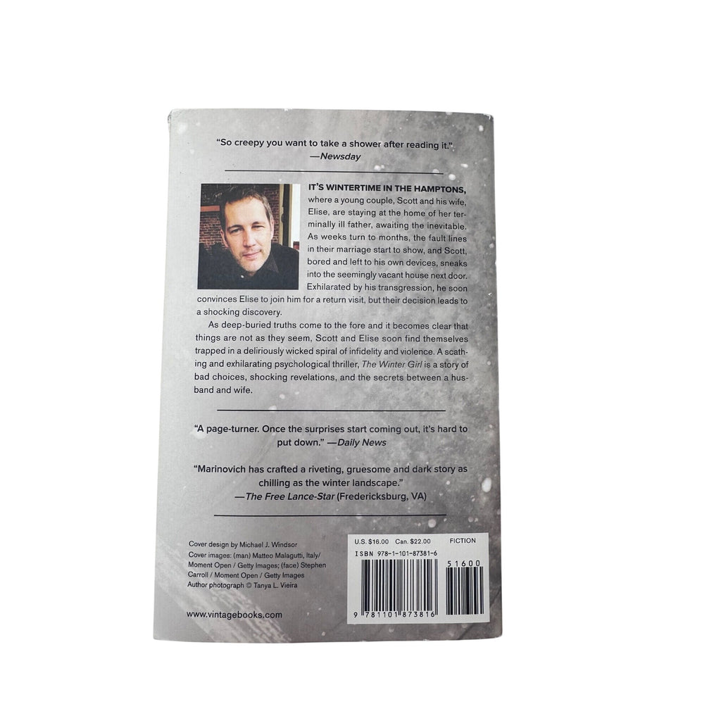 The Winter Girl Matt Marinovich Paperback Book 2016 Thriller