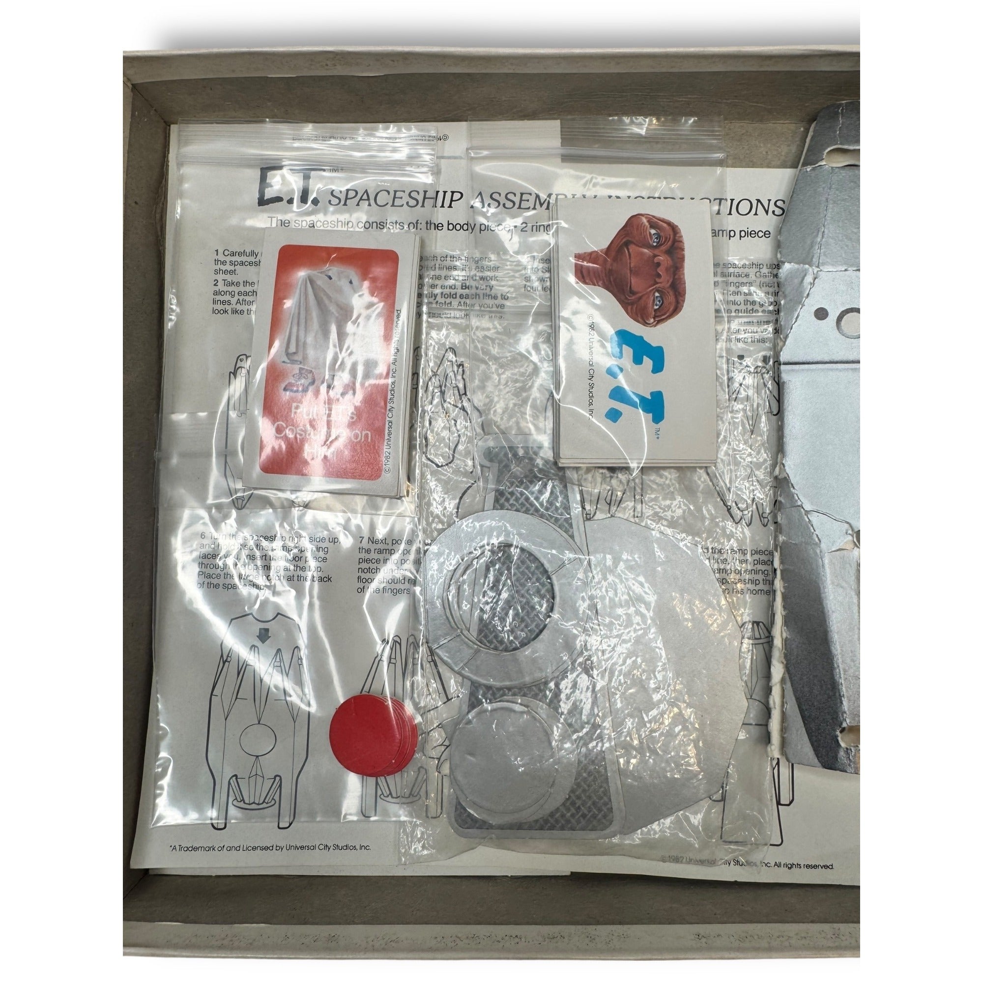 E.T. The Extra-Terrestrial Board Game 1982 Parker Brothers Complete