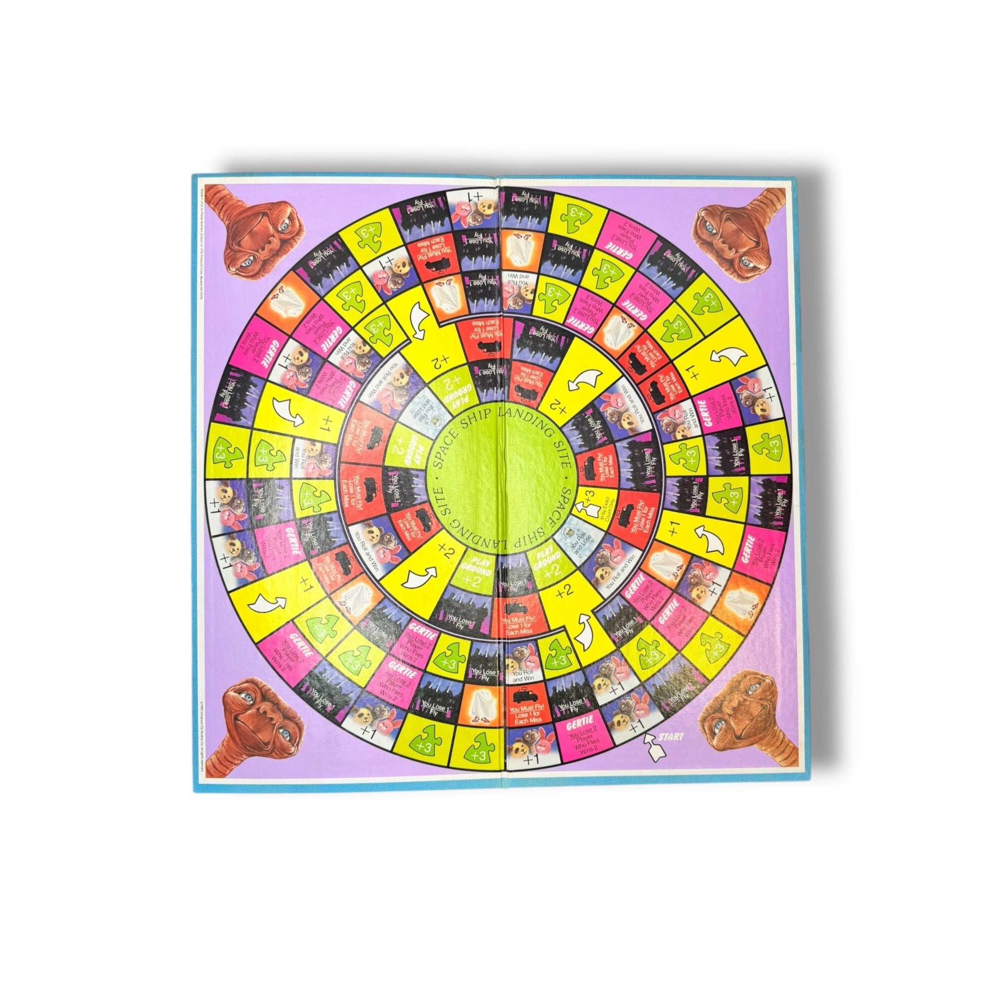 E.T. The Extra-Terrestrial Board Game 1982 Parker Brothers Complete