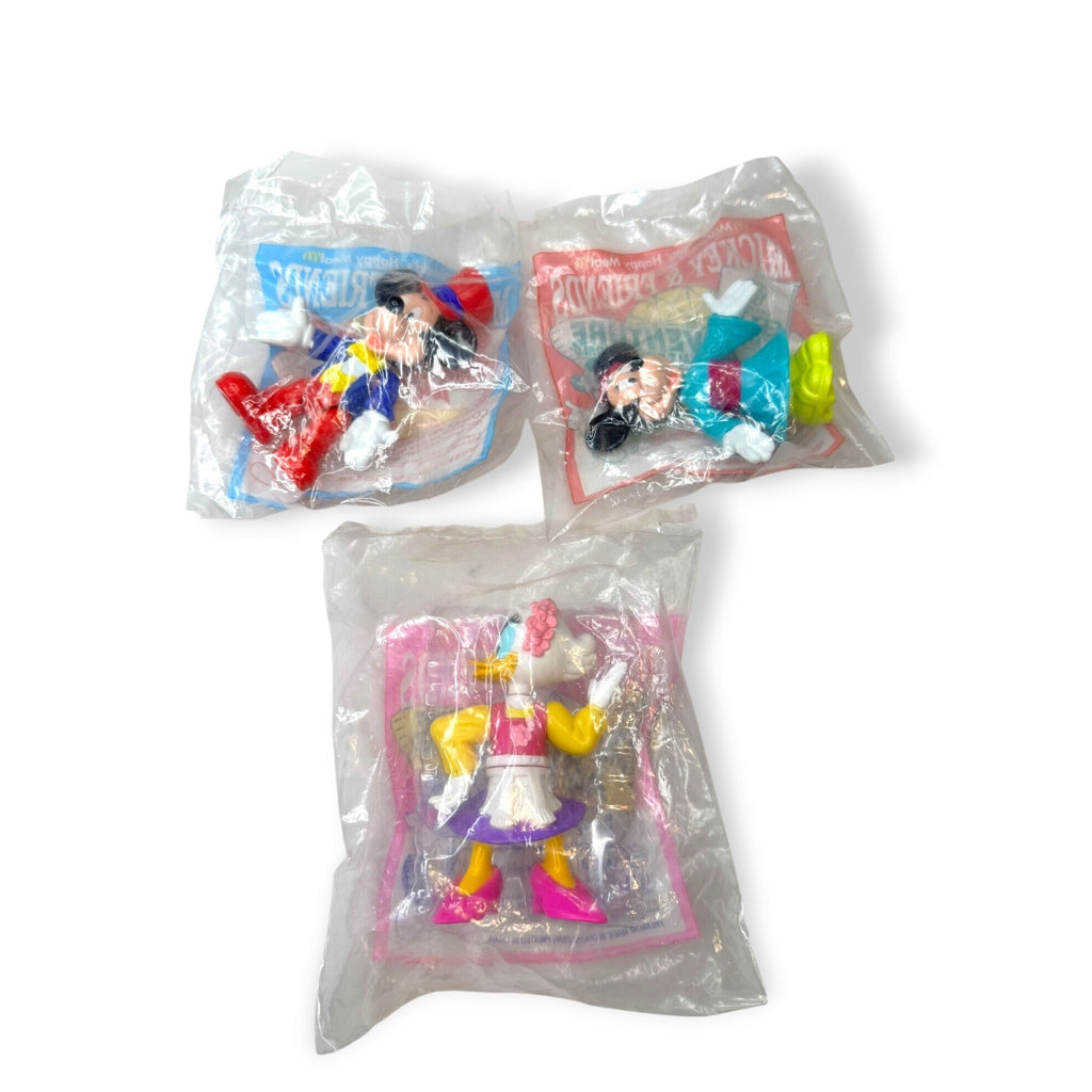 Vintage McDonalds Happy Meal Toys Disney Mickey & Friends Epcot Adventure
