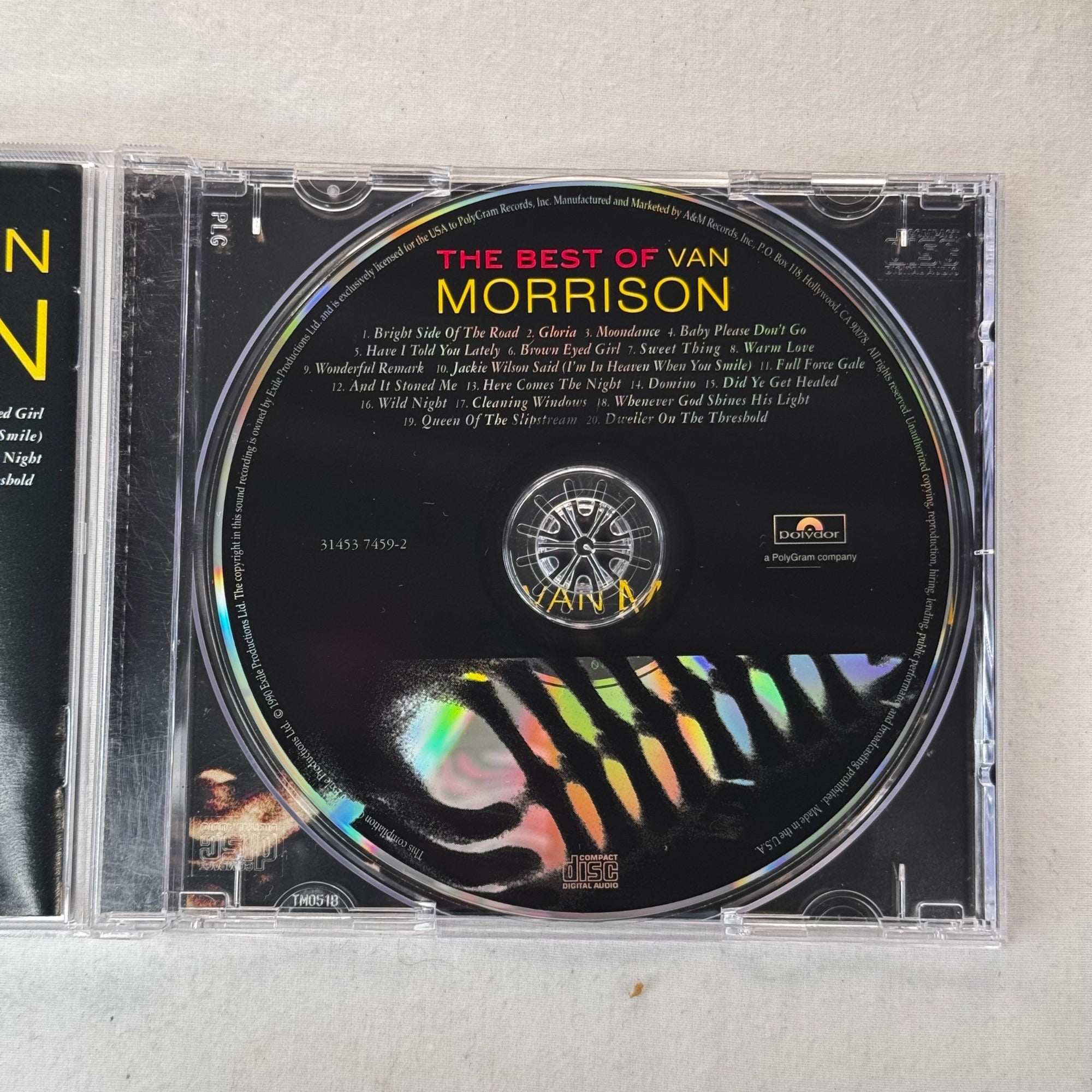 The Best Of Van Morrison CD 1990 Compilation Polydor Records 20 Tracks Pre-Owned