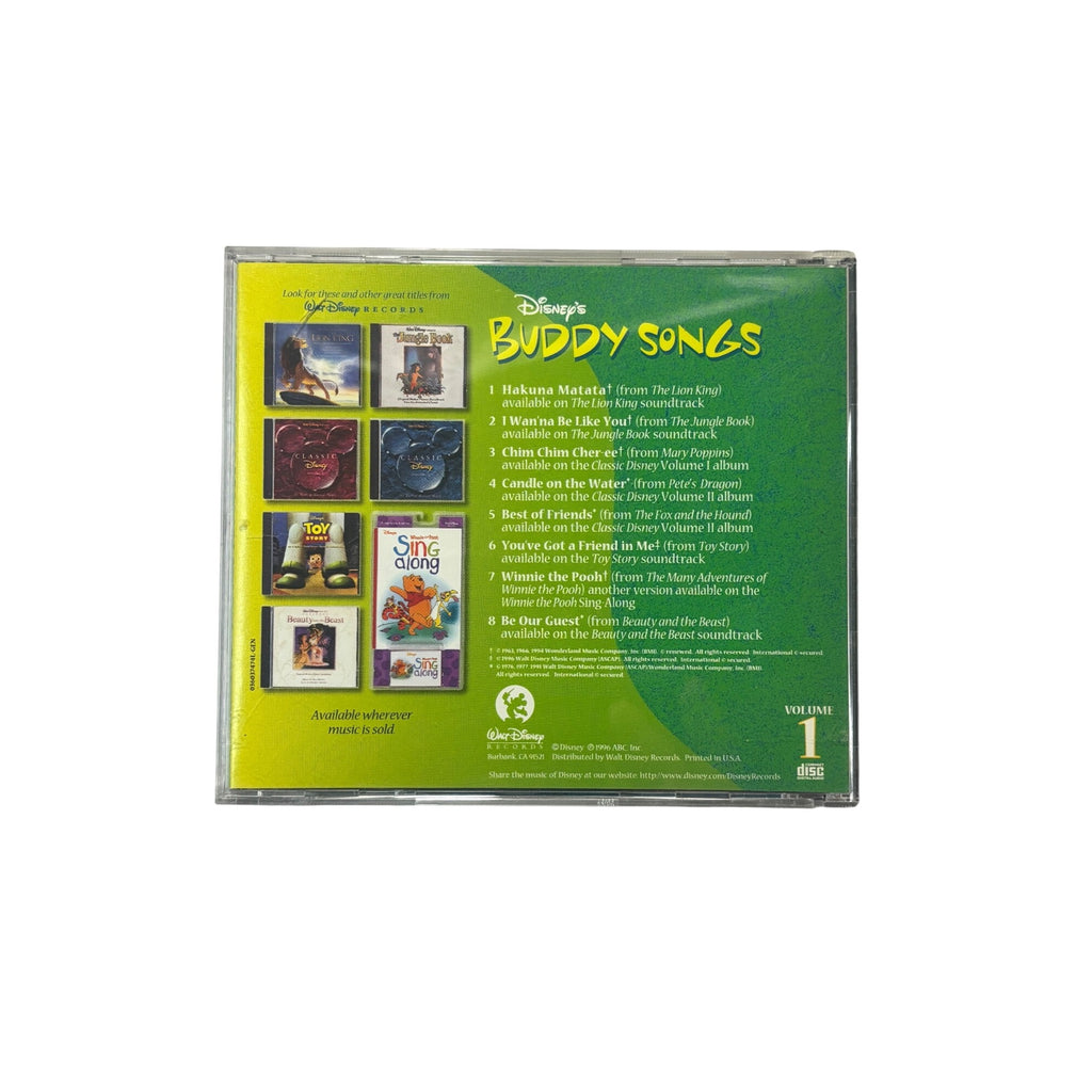 Disneys Buddy Songs Volume 1 CD McDonalds Exclusive Walt Disney Records 1996