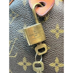 Louis Vuitton Monogram Canvas Speedy 30 Handbag Tote 1980s Vintage Authenticated