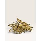 Monet Vintage 1970s Gold Tone Filigree Openwork Butterfly Brooch Pin 1.47"