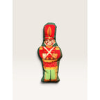 Vintage Fabric Toy Soldier Nutcracker Stuffed Christmas Ornament 1980s Handmade