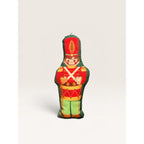Vintage Fabric Toy Soldier Nutcracker Stuffed Christmas Ornament 1980s Handmade