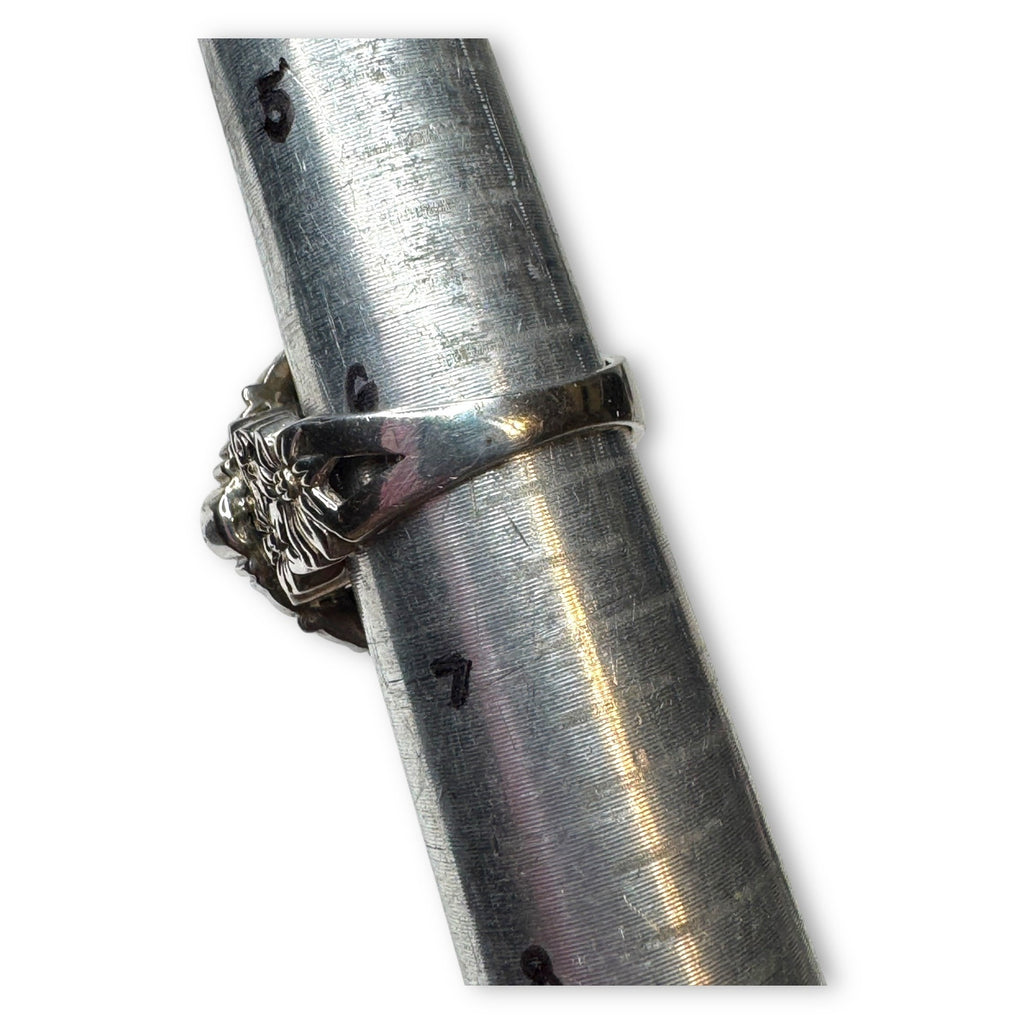 Sterling Silver Multi-Stone Ring Turquoise Lapis Purple Spiny Oyster