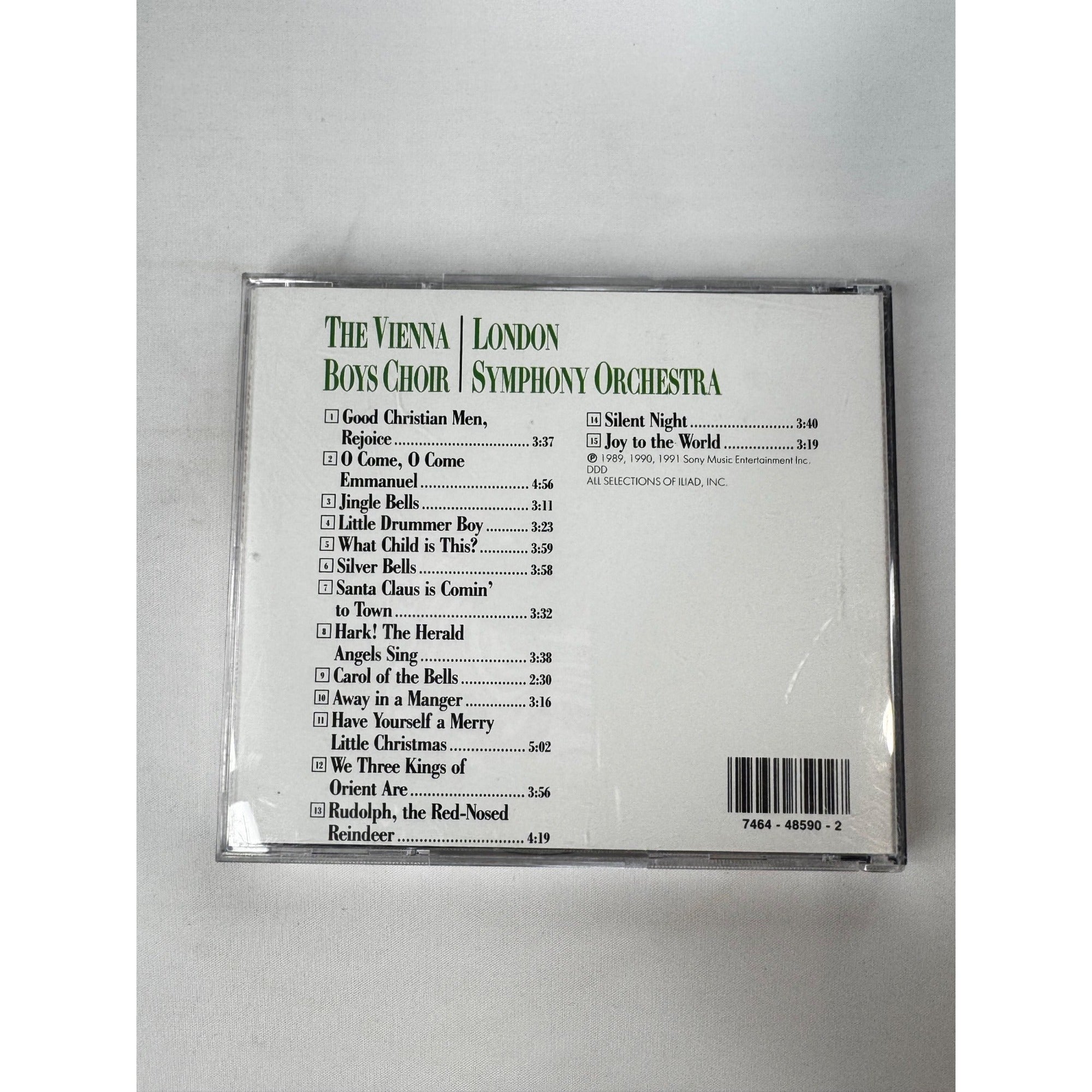 The Vienna Boys Choir & London Symphony Orchestra Christmas CD Sony Music 1991
