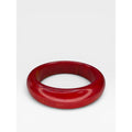 Red Bakelite Bangle Bracelet Marbled Cherry Juice Tested 8"