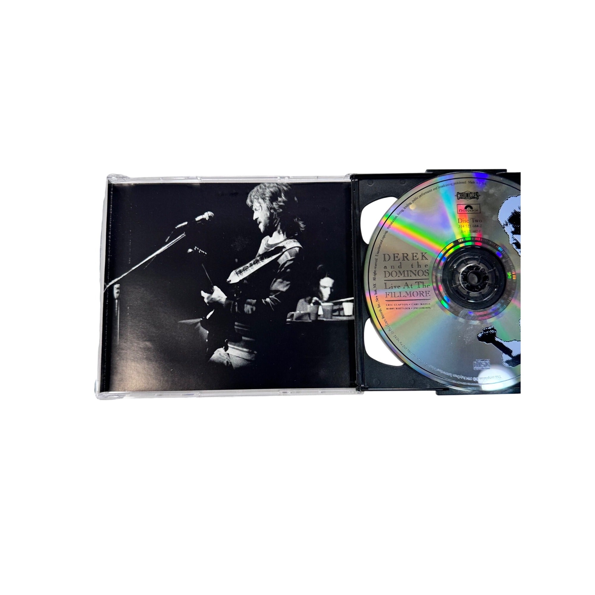 Derek & The Dominos Live At The Fillmore 2 Disc CD 1994 Blues Rock
