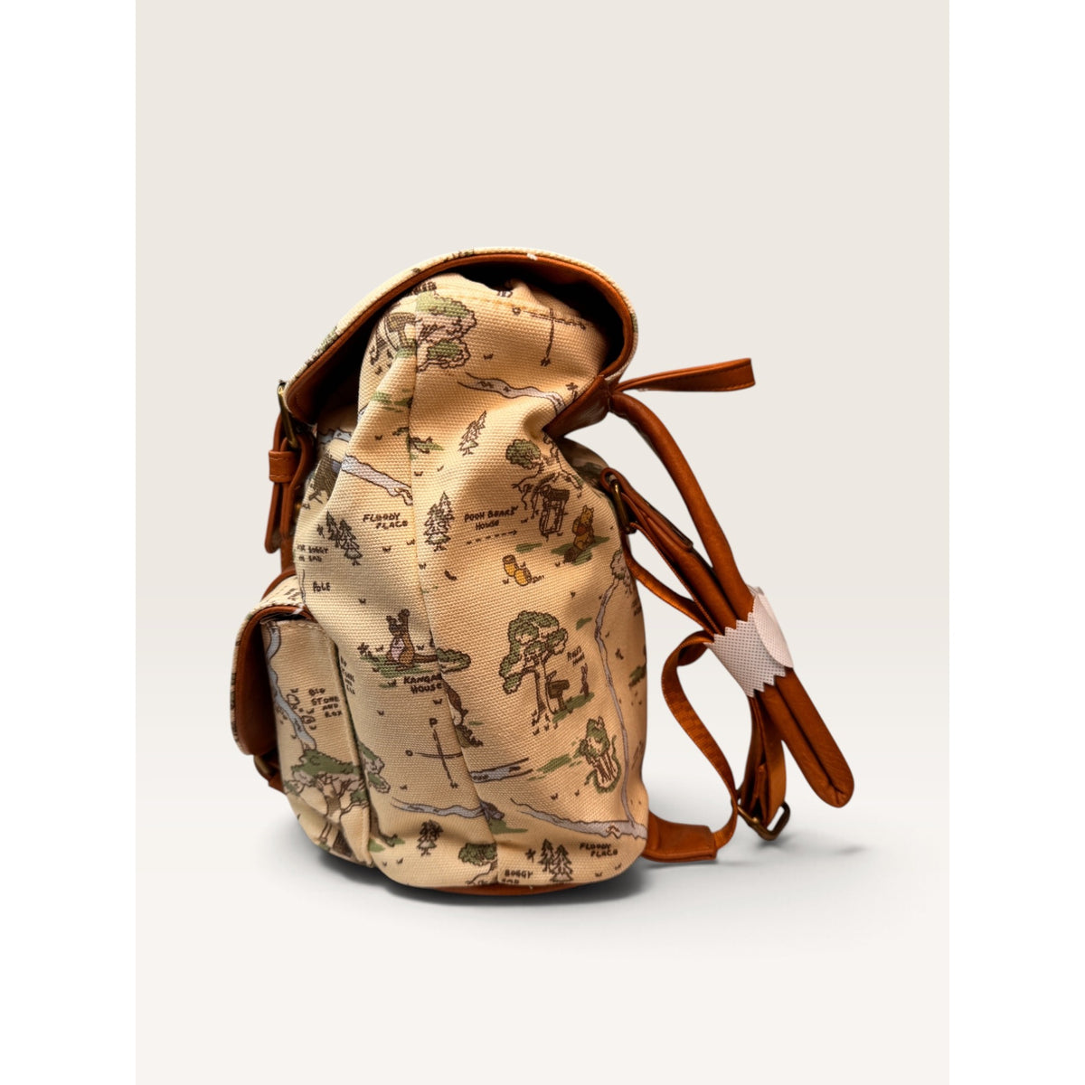 Loungefly Disney Winnie Pooh Hundred Acre Wood Map Buckle Mini Backpack New