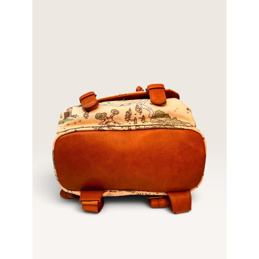Loungefly Disney Winnie Pooh Hundred Acre Wood Map Buckle Mini Backpack New
