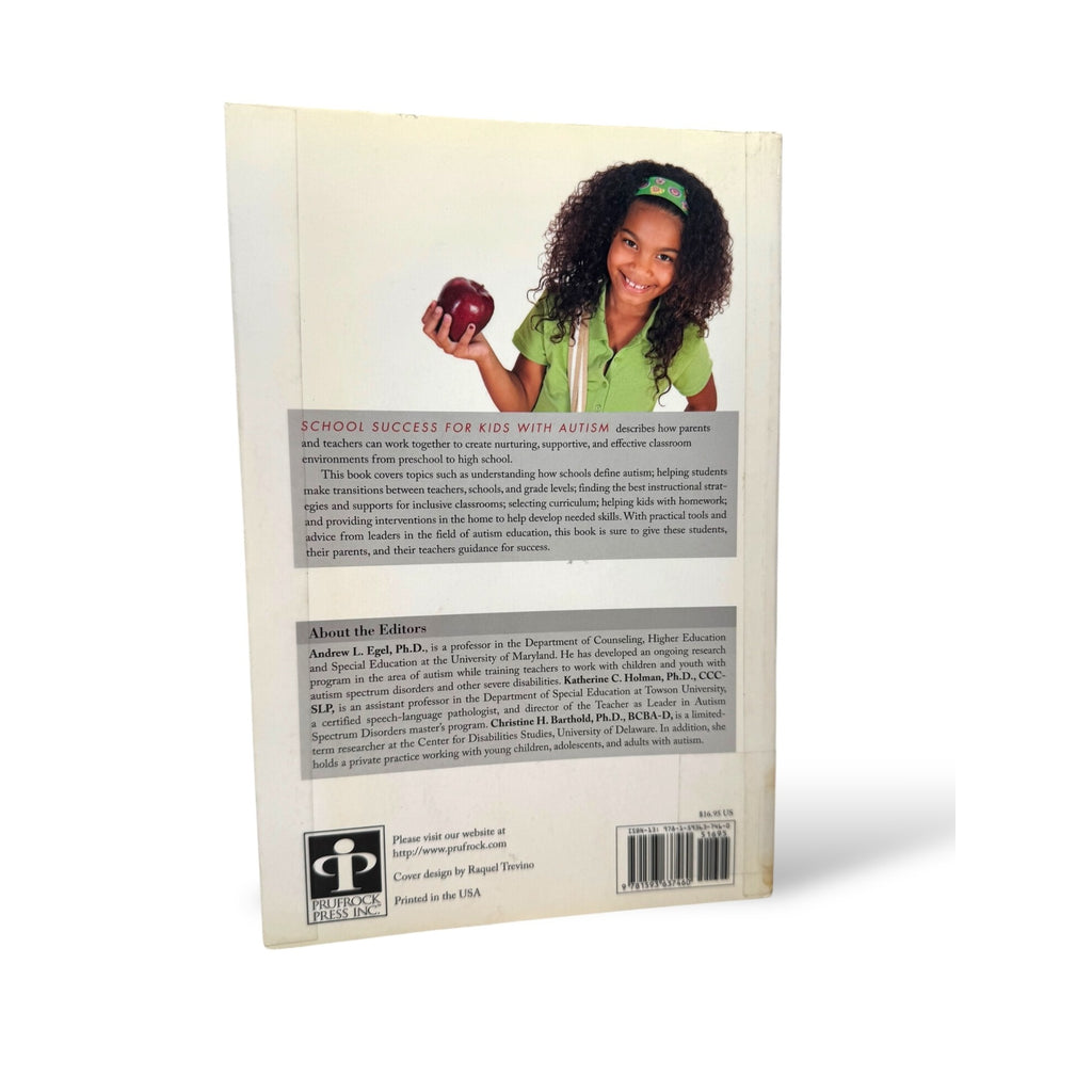 School Success For Kids With Autism Book by Egel Holman Barthold PHD