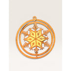 Lillian Vernon Gold Tone Metal Christmas Ornaments Set of 4 80s
