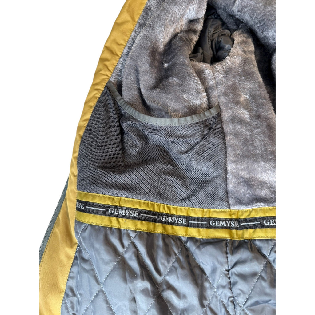 GEMYSE Men’s Waterproof Insulated Winter Ski Jacket Size M Olive‑Brown