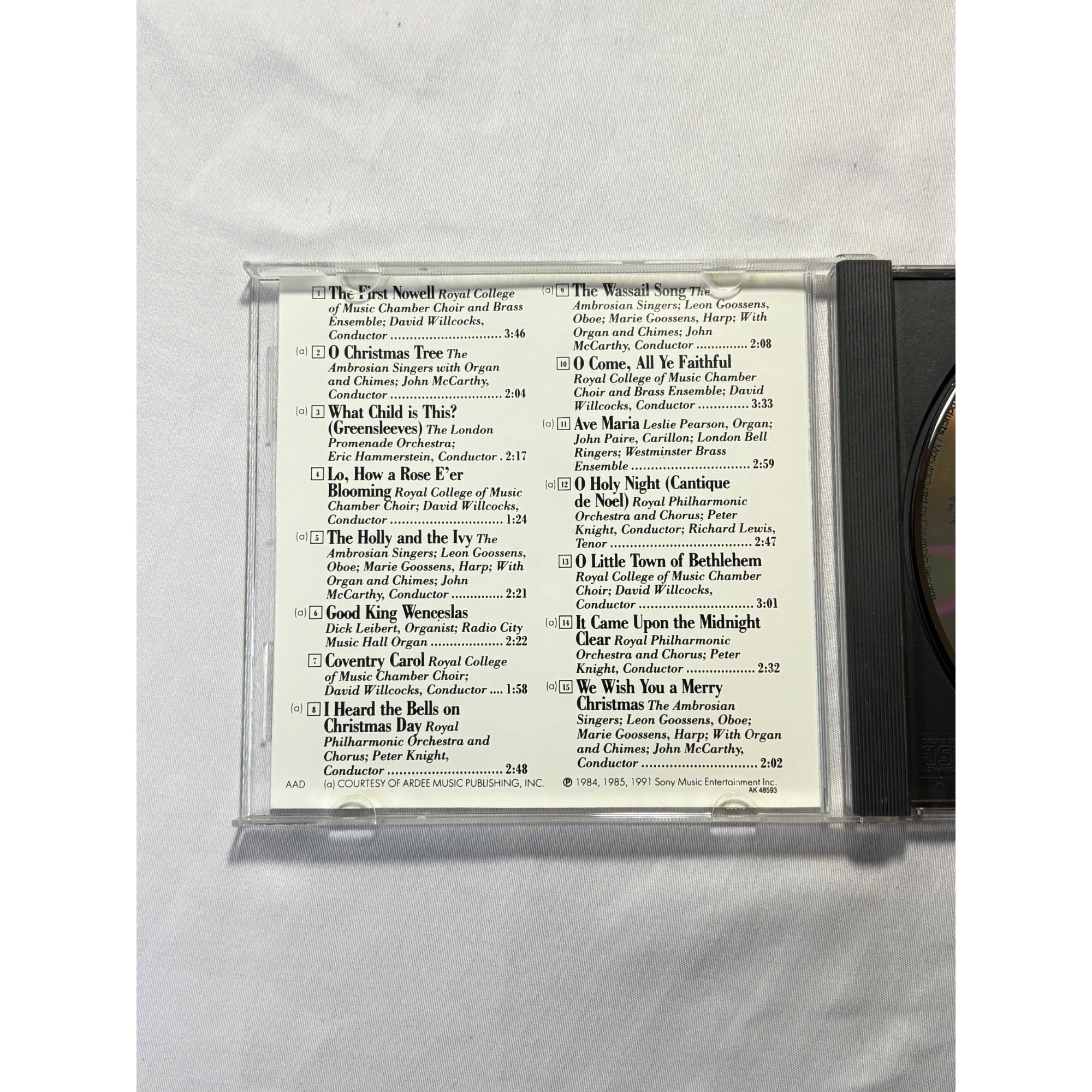 Christmas Favorites CD 1991 Royal Philharmonic Orchestra Sony Music Holiday