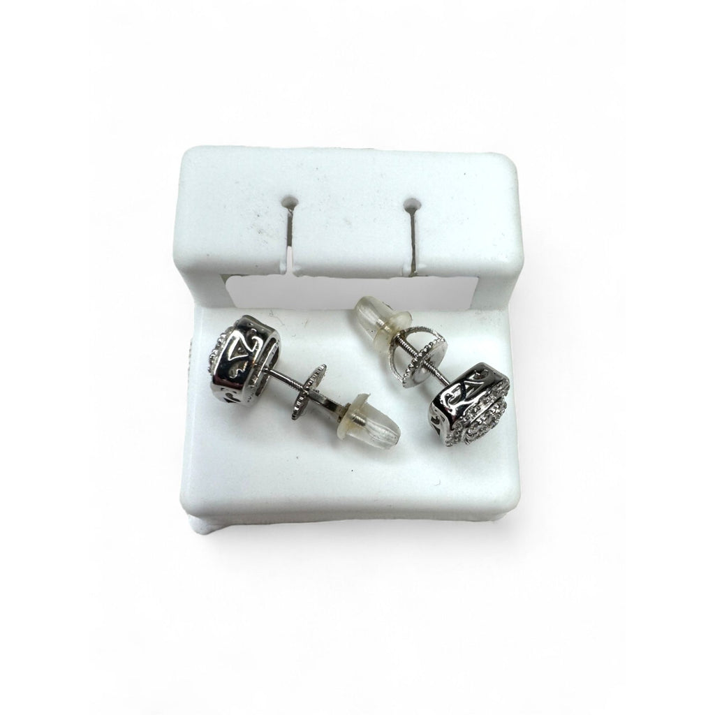 Moissanite Stud Earrings 0.55 CTW 925 Sterling Silver Screw Back