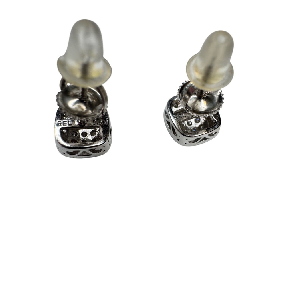Moissanite Stud Earrings 0.55 CTW 925 Sterling Silver Screw Back