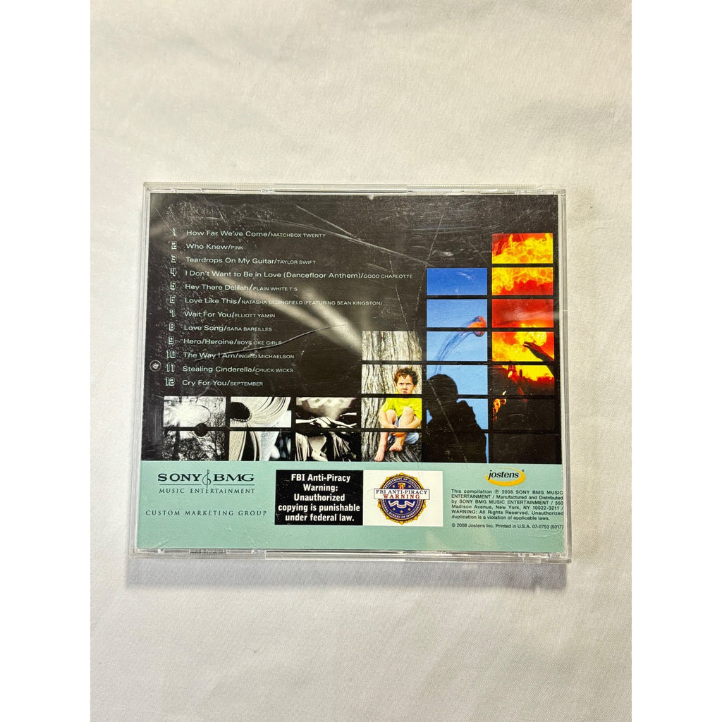 Hear The Year 2008 CD Compilation Sony BMG Matchbox Twenty Taylor Swift Pre-Owned
