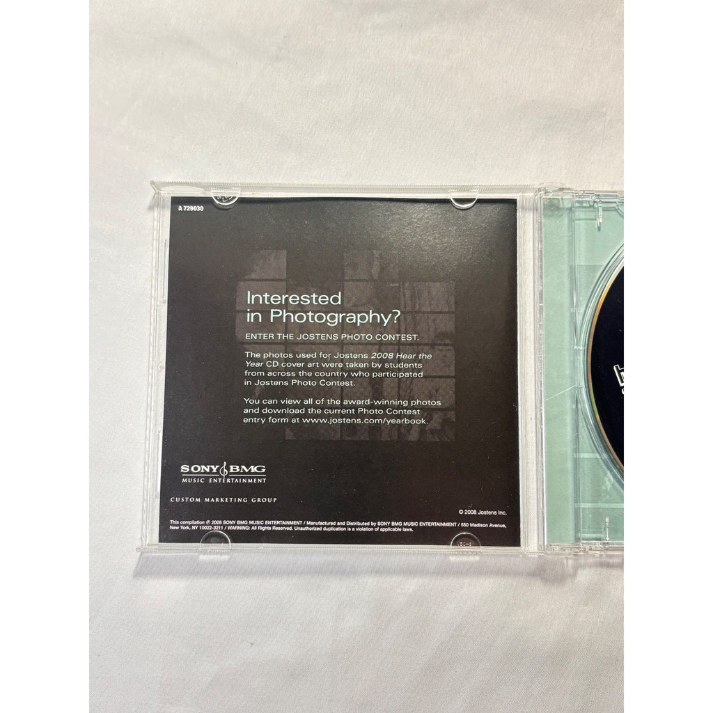 Hear The Year 2008 CD Compilation Sony BMG Matchbox Twenty Taylor Swift Pre-Owned