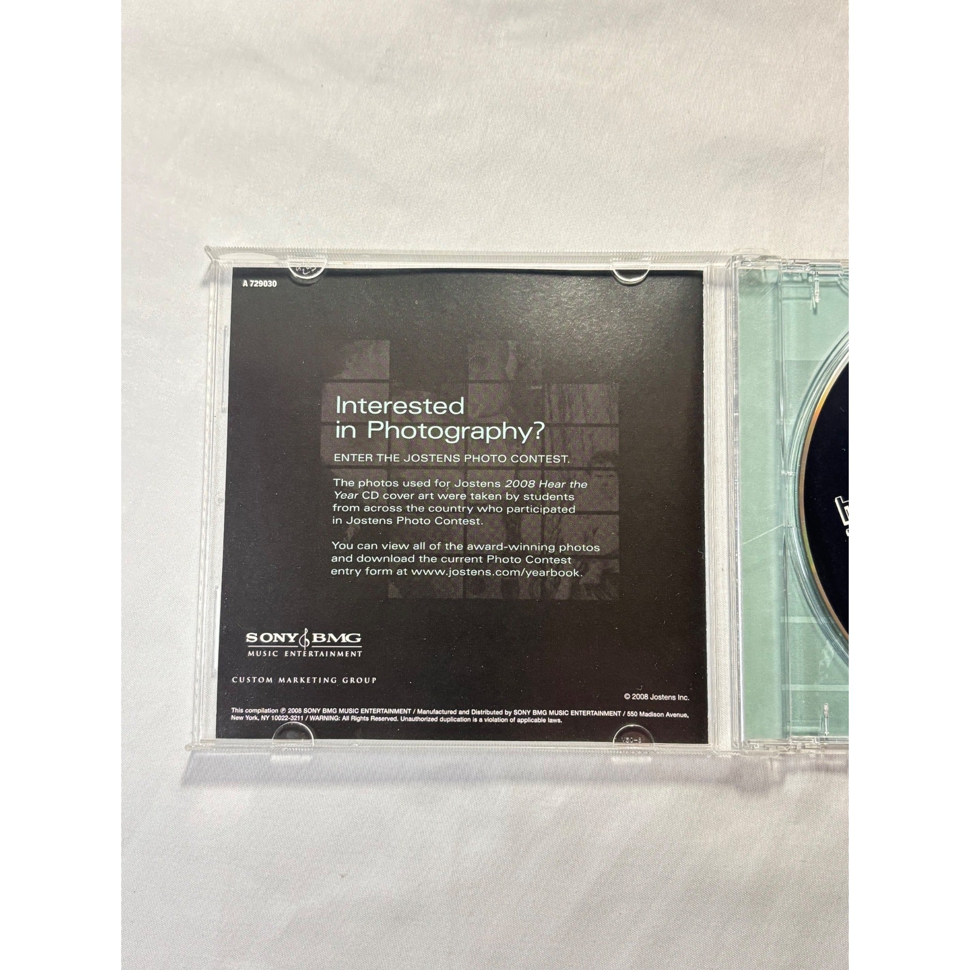 Hear The Year 2008 CD Compilation Sony BMG Matchbox Twenty Taylor Swift Pre-Owned