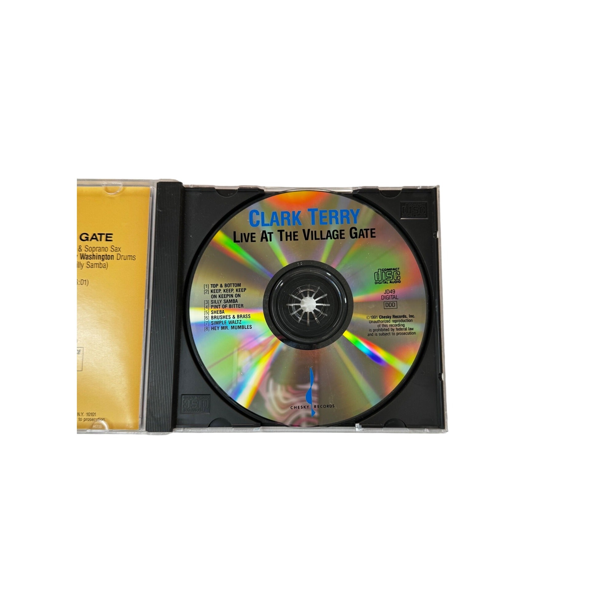 Clark Terry Live At The Village Gate 1991 CD Chesky Records Jazz