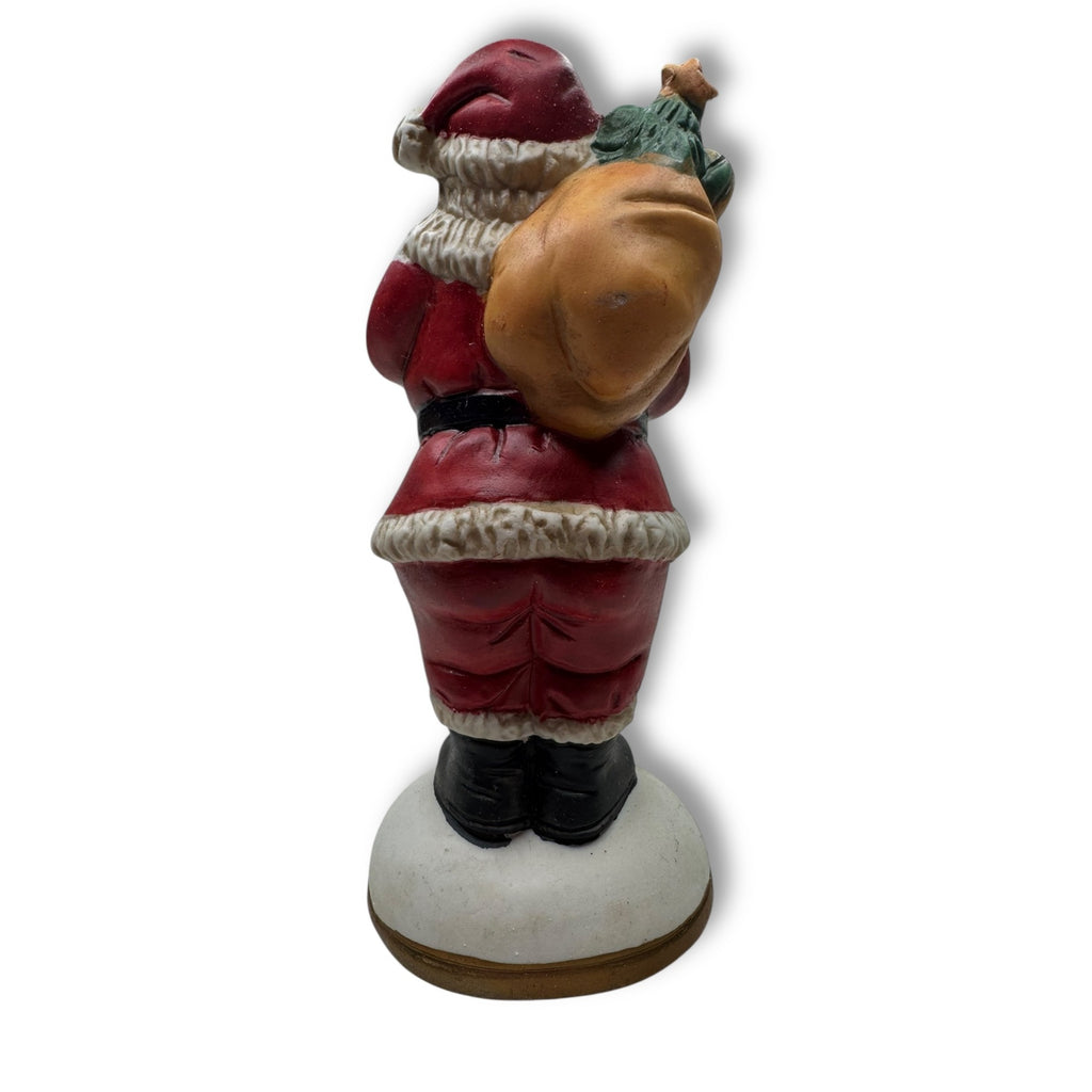 1990s Caldor Stores Porcelain Santa Figurine 1925 USA Father Christmas 5”