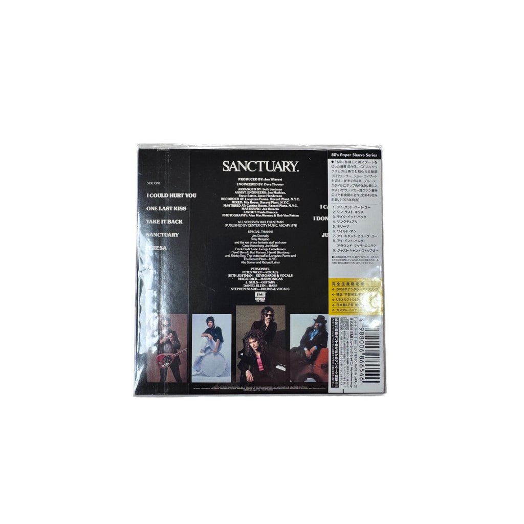 J. Geils Band Sanctuary CD 2008 Paper Sleeve Mini LP Japan Release EMI Sealed