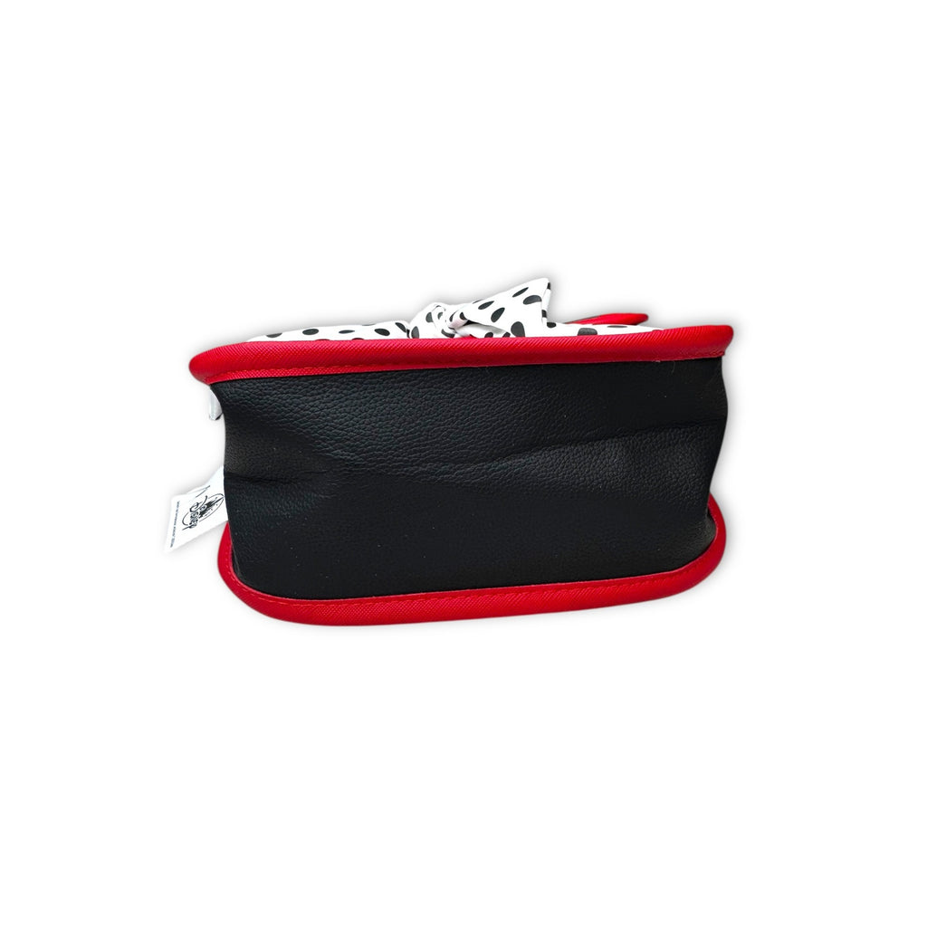 Disney Arrivederci Minnie Crossbody Bag Red Black White Polka Dot