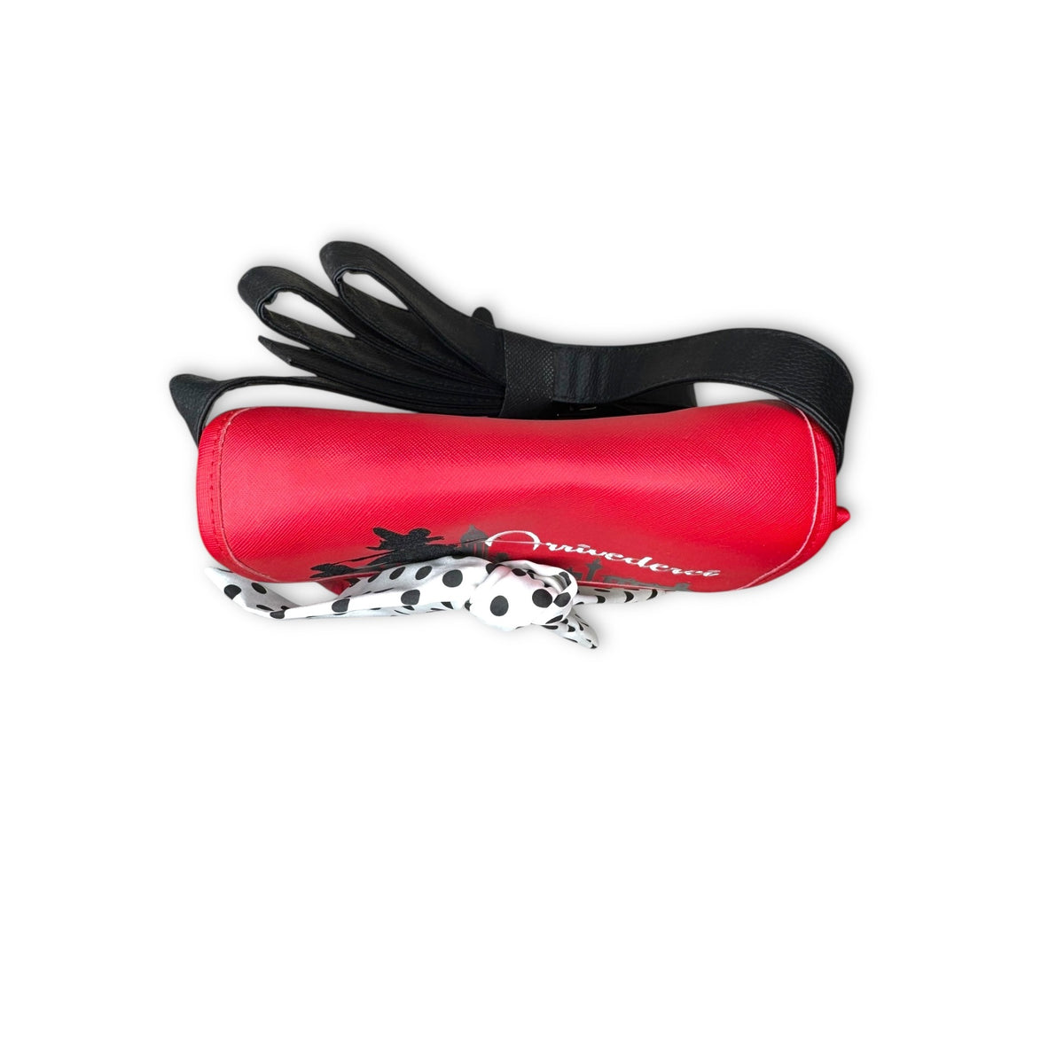Disney Arrivederci Minnie Crossbody Bag Red Black White Polka Dot