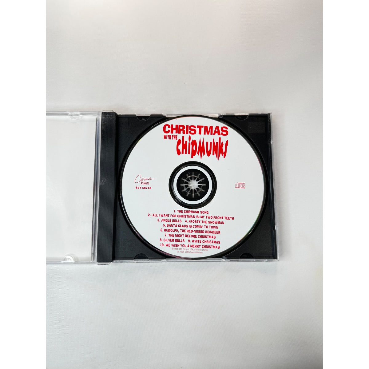 Christmas With The Chipmunks 1996 CD CEMA Records Classic Holiday Songs