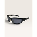 Bobster Action Eyewear BVE203 Black Sport Wrap Motorcycle Sunglasses Pouch 40mm