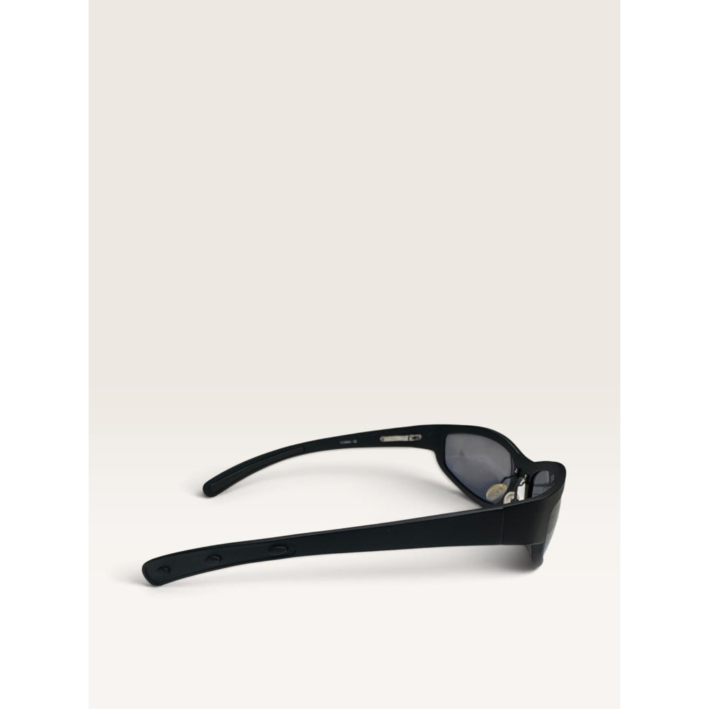 Bobster Action Eyewear BVE203 Black Sport Wrap Motorcycle Sunglasses Pouch 40mm