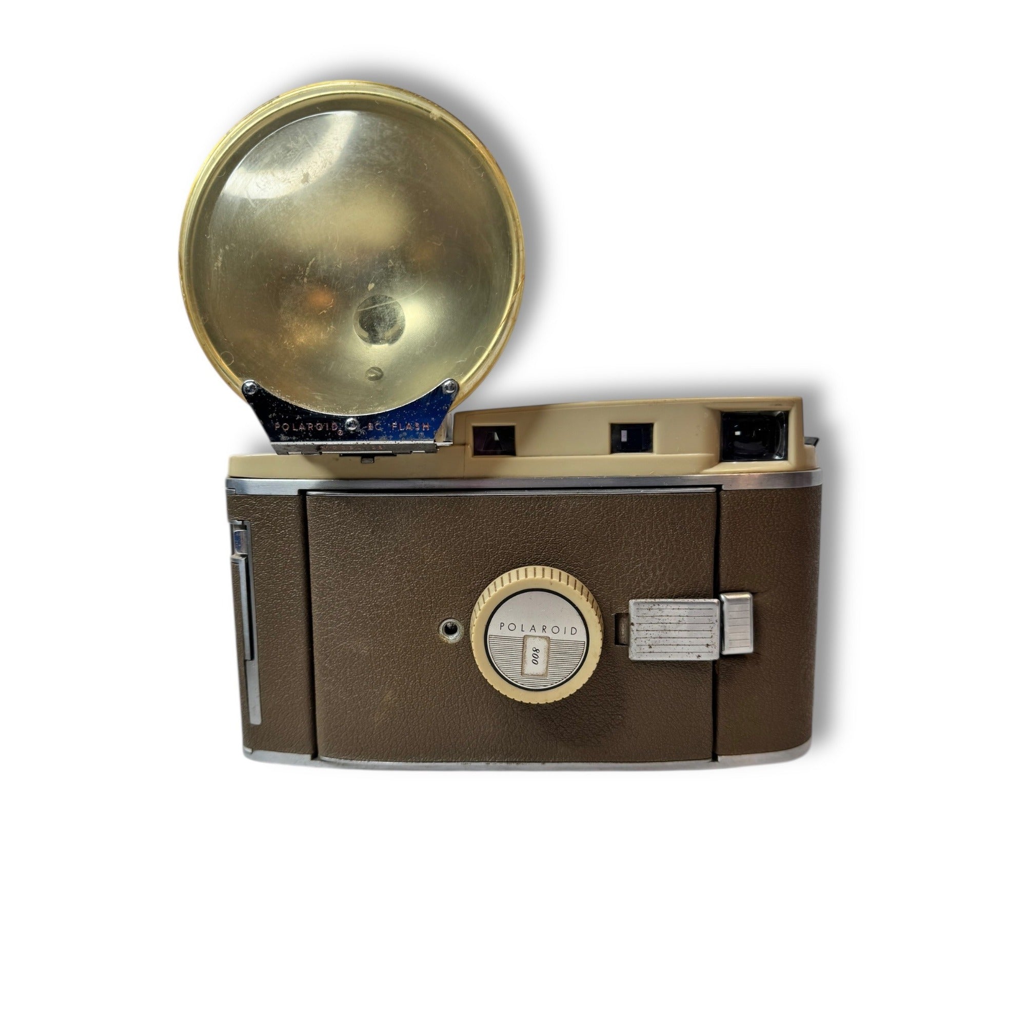 Polaroid Land Camera Model 800 Model 281 Flash Vintage Mid-Century Untested