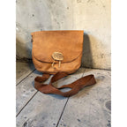 Vintage hand made leather bag