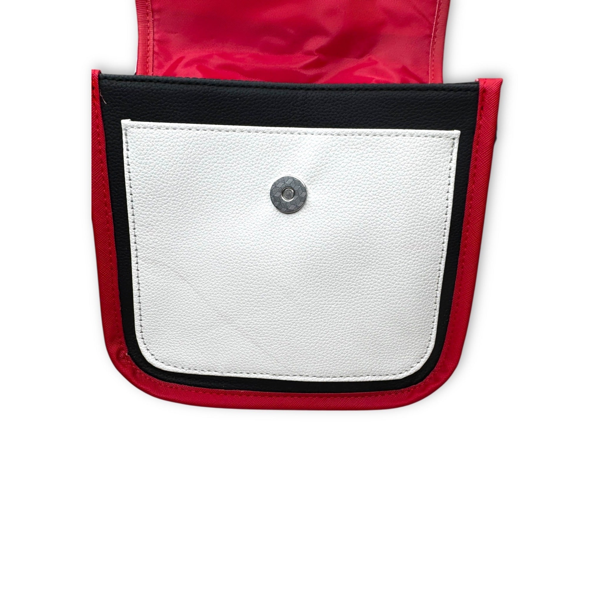 Disney Arrivederci Minnie Crossbody Bag Red Black White Polka Dot