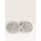 Vintage 1990s Clear Pressed Glass Pillar Candle Holders Pair 4.25 Inch