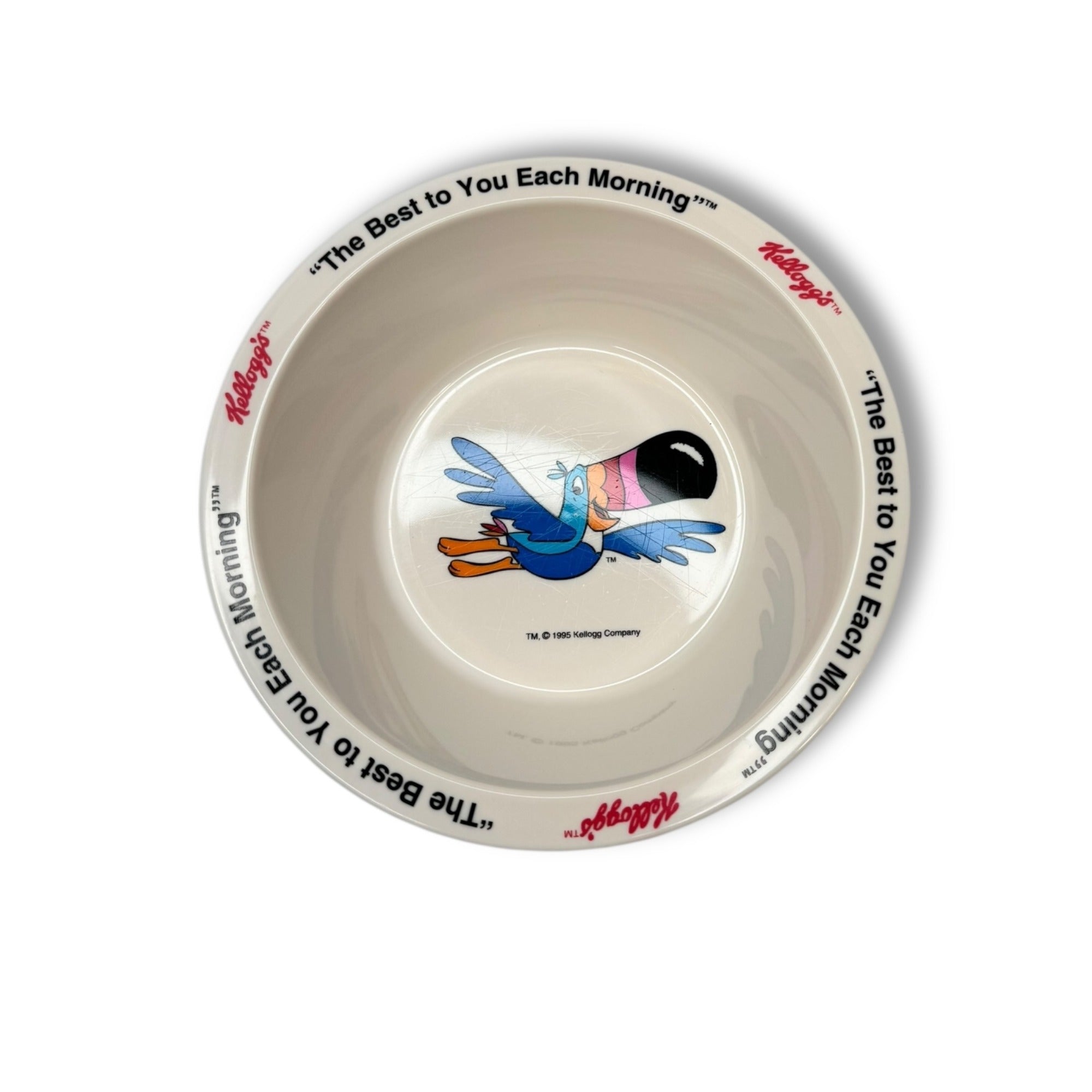 Kelloggs Toucan Sam 1995 Collectors Cereal Bowl