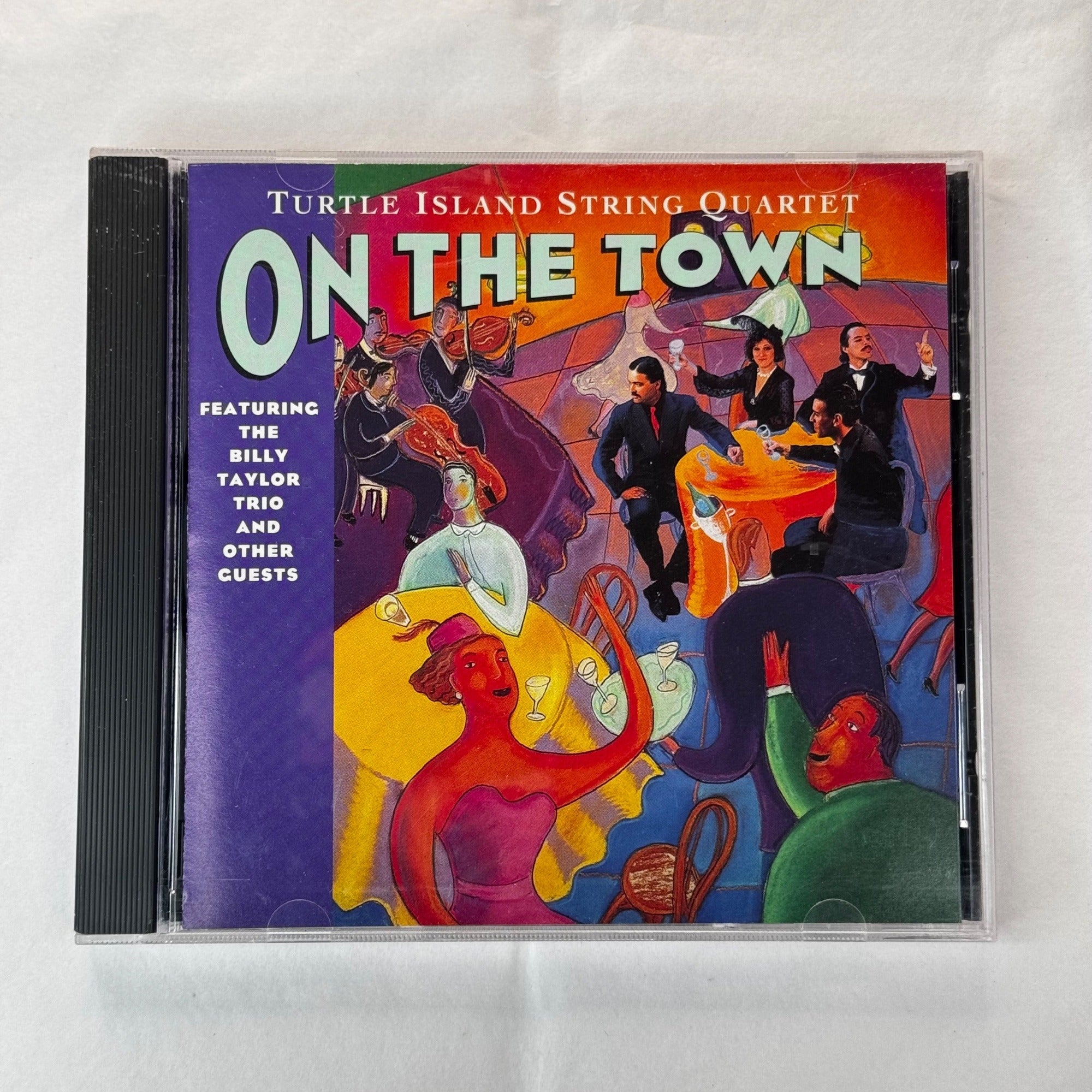 Turtle Island String Quartet On The Town CD 1991 Featuring Billy Taylor Trio Windham Hill Jazz Pre-Owned
