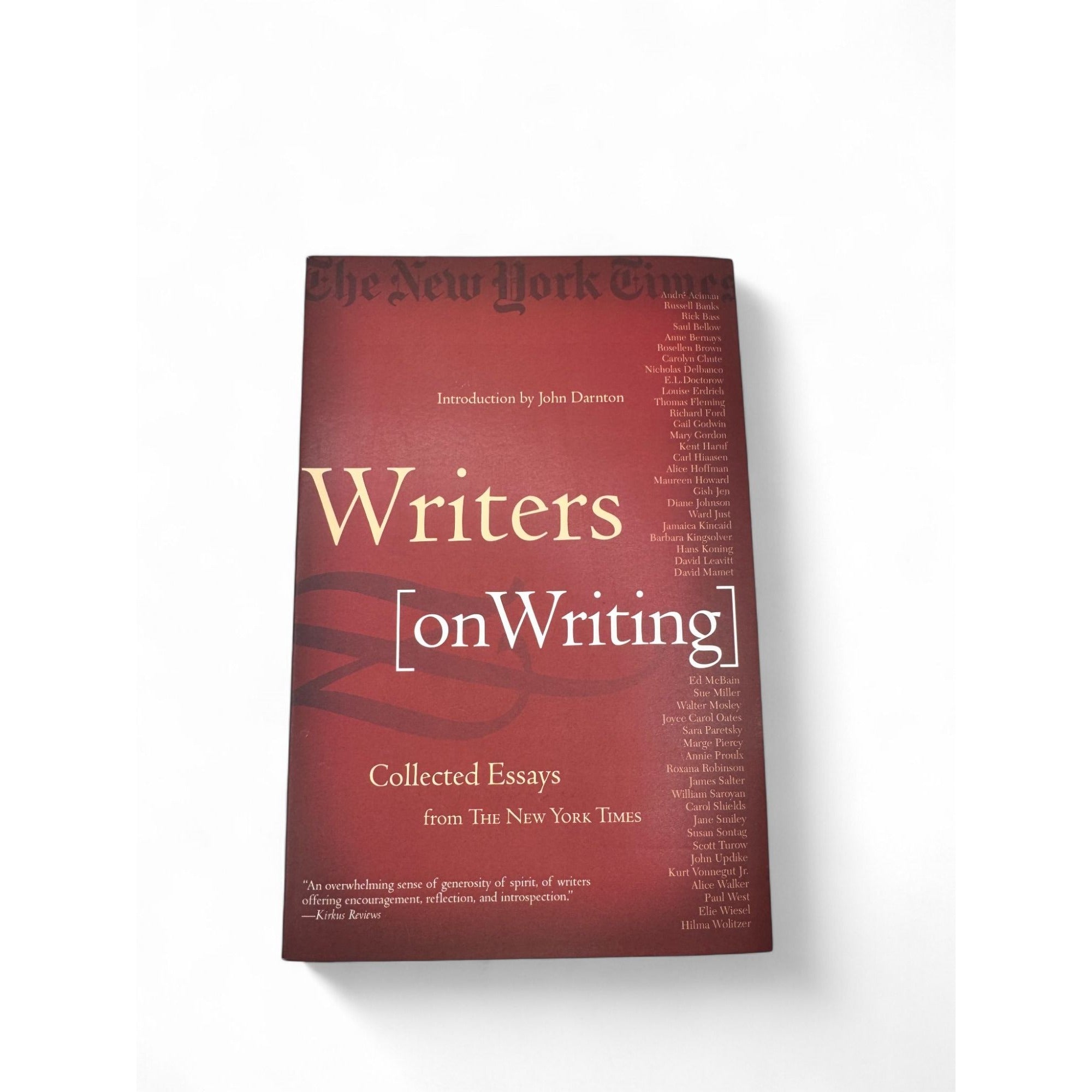 Writers On Writing Collected Essays From The New York Times Paperback