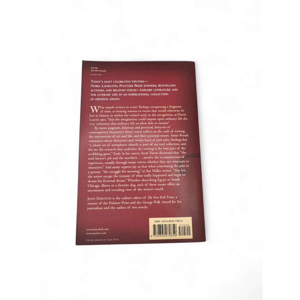 Writers On Writing Collected Essays From The New York Times Paperback