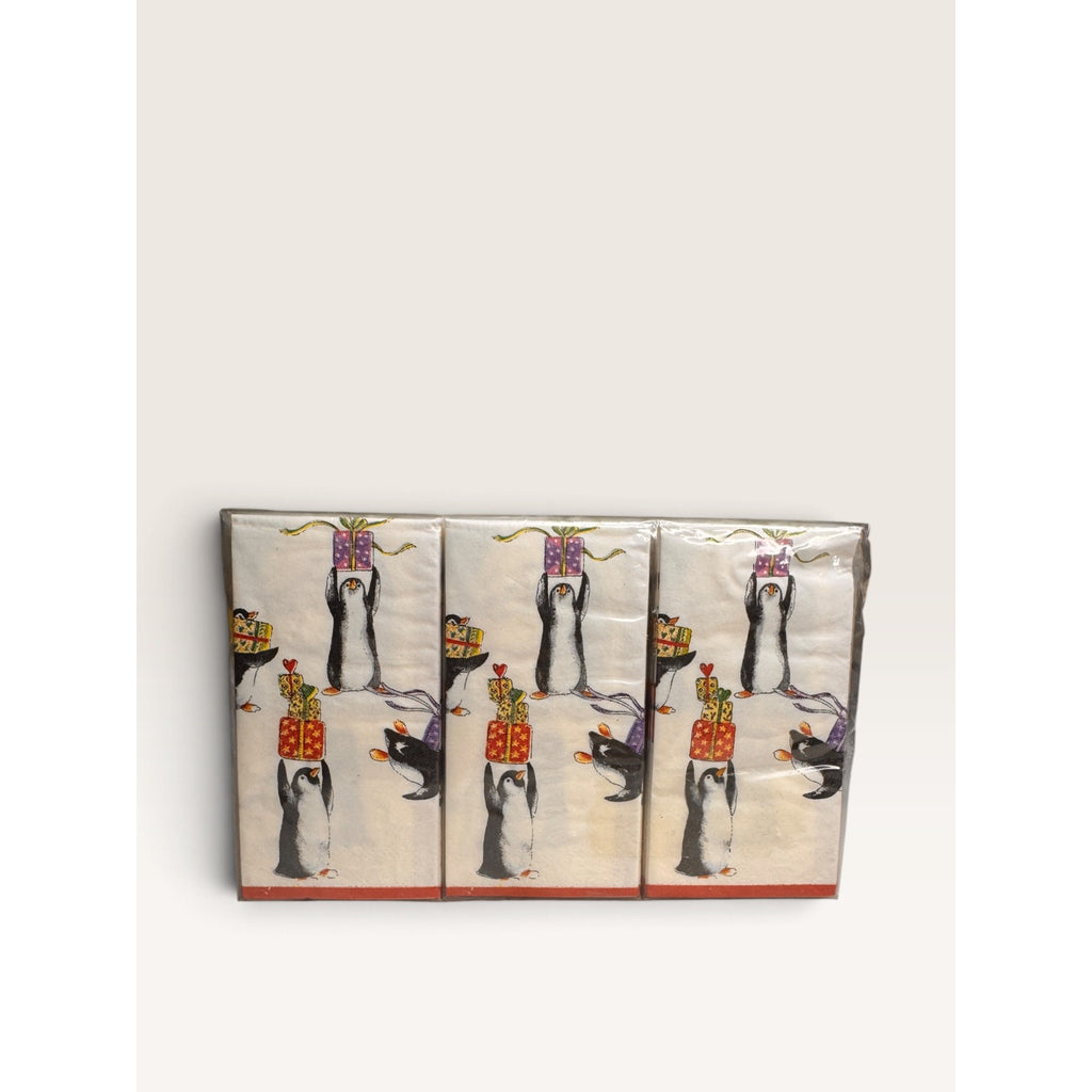 Nantucket Home Stocking Graphic Paper Tissues 6 Pack Set Vintage 90s