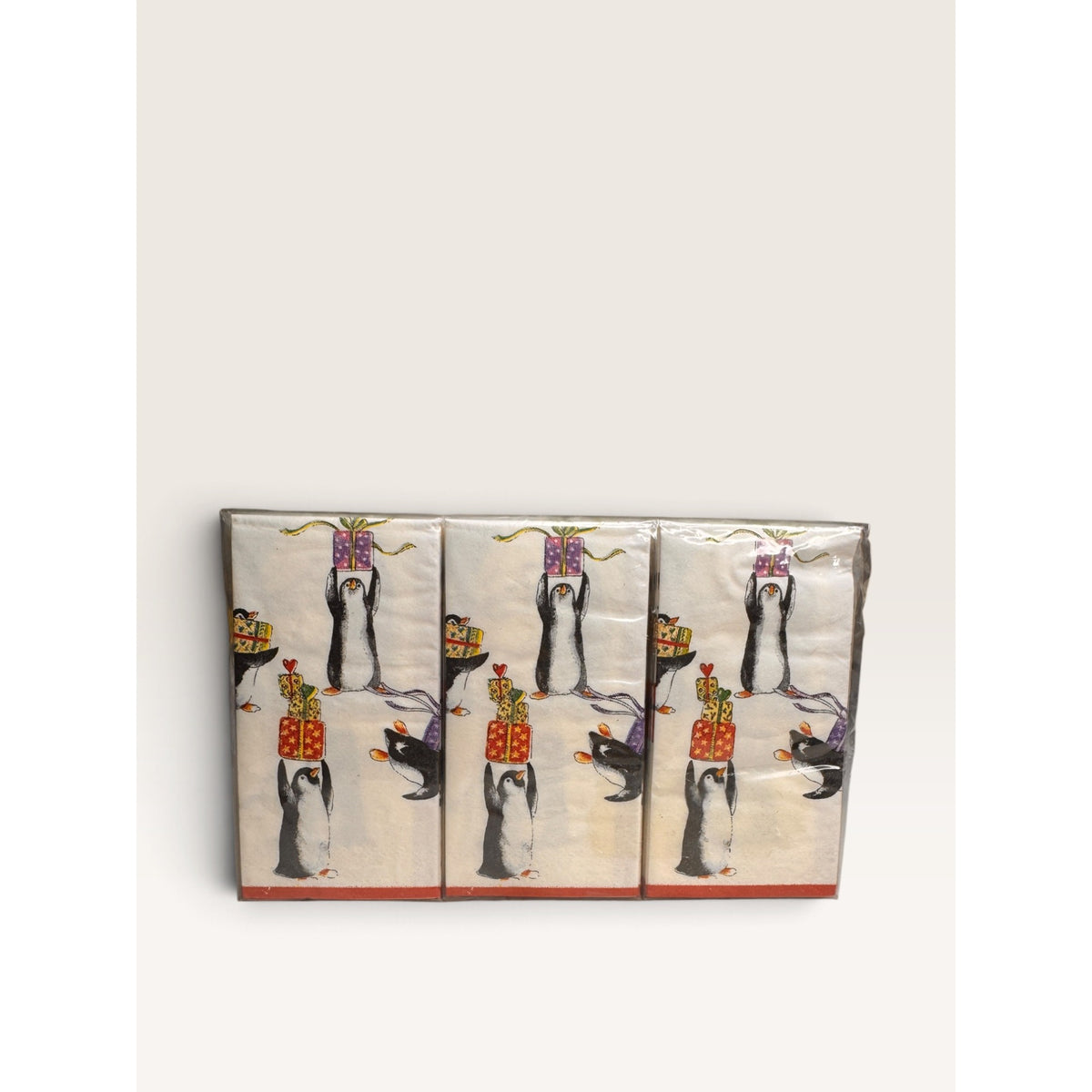 Nantucket Home Stocking Graphic Paper Tissues 6 Pack Set Vintage 90s