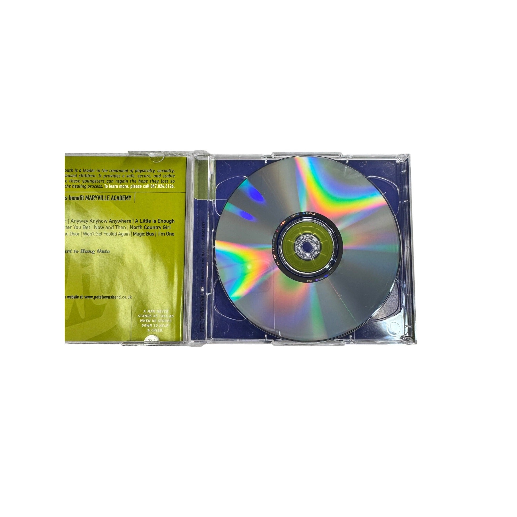 Pete Townshend Live 2-Disc CD Set Academy House Of Blues Chicago 1998