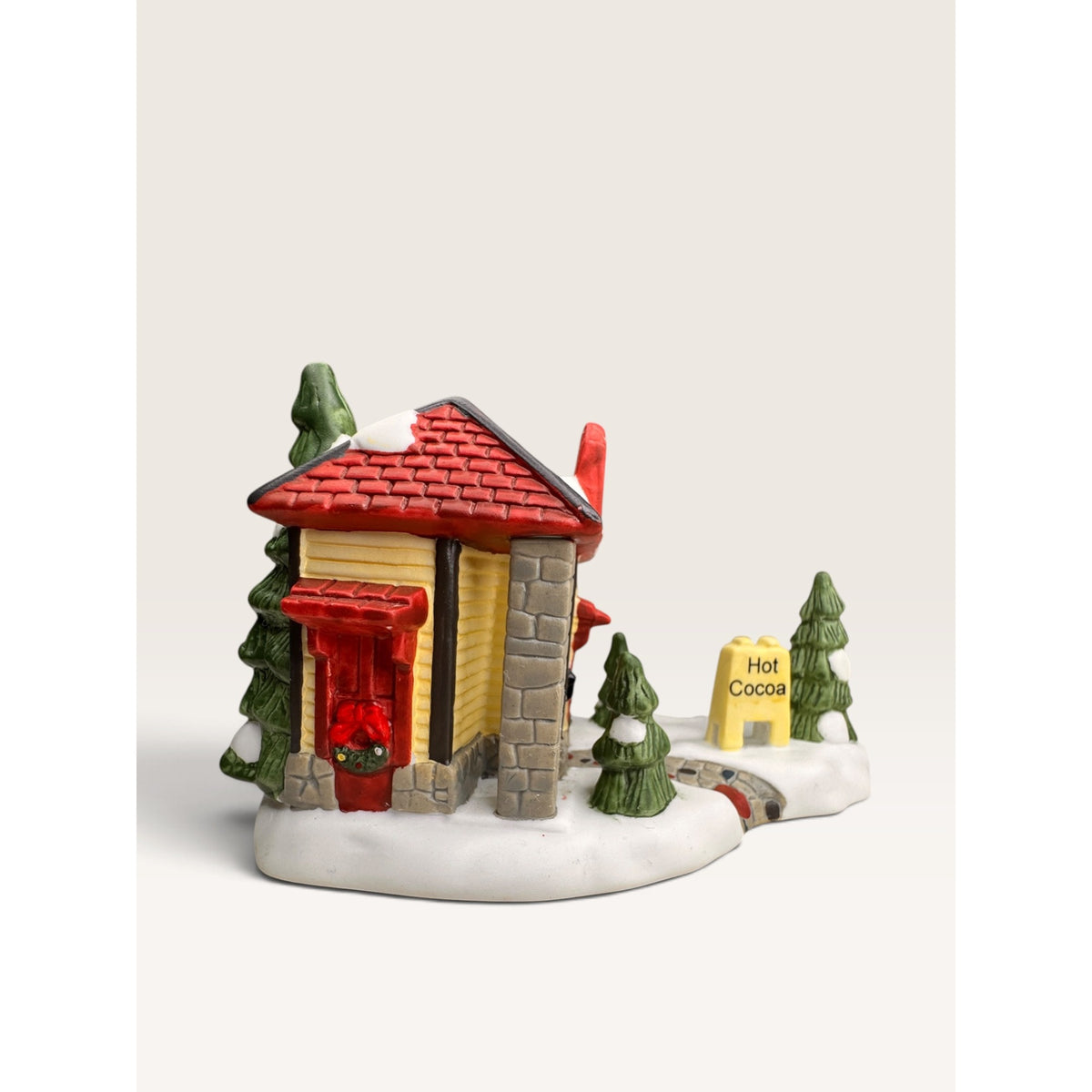 St. Nicholas Square Warming House Vintage Christmas Village Accessory 1997